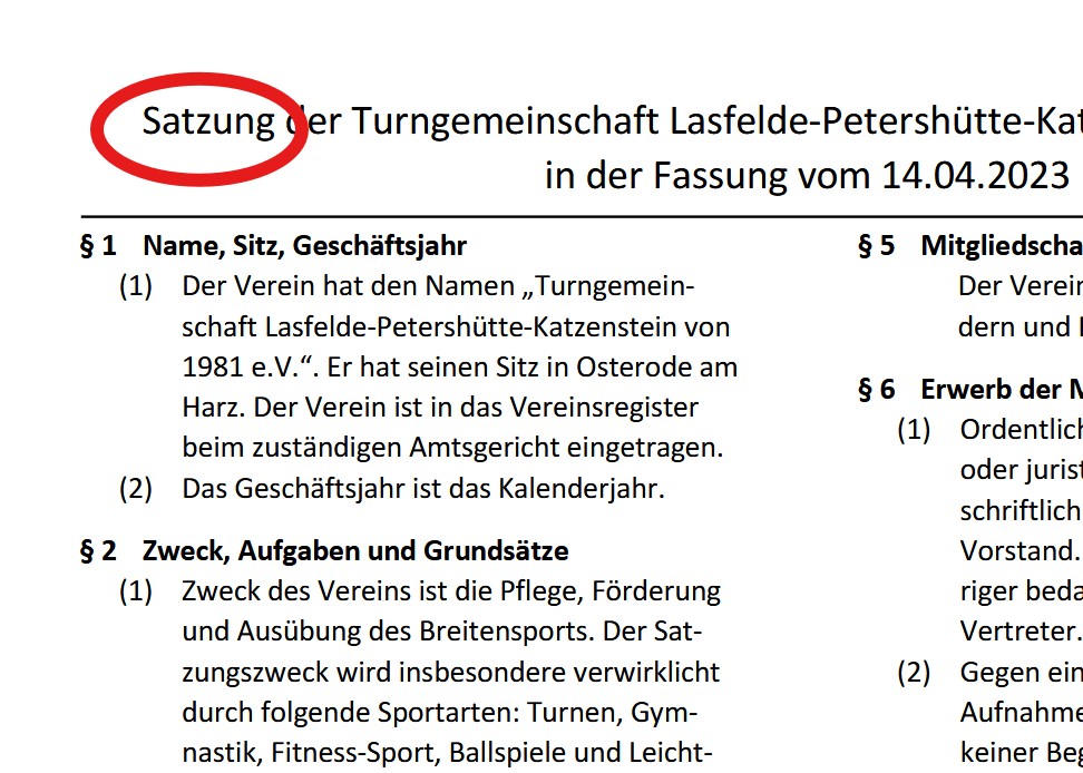 SatzungTG